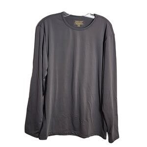 ThermaJohn Gray Soft Long Sleeve Top, XXXL